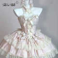 French Lolita Princess Dress Bow Flower Lace Fairy Young Girl's Clothing Fluffy Cake Lolita Dress Cosplay Costumes 2026