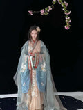 Warring States Hanfu Robe | Heavy Embroidery Cosplay Costume | Halloween & Carnival