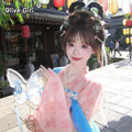 Olivegirl Hanfu Dress Tang Style Spring Summer Embroidery Ethereal Daily Wear Women's Clothing Outfit Cosplay
