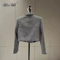 French Jacket Luxury High-end Bling Bling Coat Short Style Fragrant 2026 Spring Autumn Fashionable Long Sleeved Temperament Top