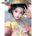 Olivegirl Hanfu Dress Embroidered Flower High-end Fairy Goddess Dress Set Cosplay