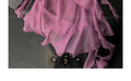 Summer New Irregular Design Top 3D Flower Ruffle Edge Camisole Vest Feminine Fairy Hotsweet Y2k Crop Top Womens Clothing