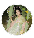 Olivegirl Hanfu Dress Women Chinese Ancient Traditional Hanfu Carnival Cosplay Costume Summer Hanfu Pink Purple Greren Dres