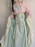 Olivegirl Original Hanfu Dress Women's Clothing Embroidered Flower High End Ancient Chinese Traditional Spring Summer Cosplay