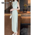 Olivegirl 2026 Chinese Gentle Embroidered Dress Women's Summer Qipao Cheongsams Elegant Beautiful Temperament Improved Dress