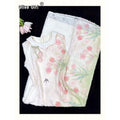 Olivegirl 2026 Summer Dress Tulip Chinese Petal-Necked Print Sleeveless Wrap-Up Bodice-Chasing Qipao Cheongsams Dresses