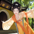 Olivegirl Hanfu Dress Original Han Tang Embroidery Chest length Skirt Set Chinese Hanfu Women's Clothing Spring Summer
