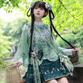 Original Hanfu Chinese Dress Lolita Panda Bamboo Cute Horse Face Skirt Embroidery Cosplay Party Princess