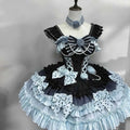 Olivegirl Girls Birthday Lolita Dress 2026 Spring Summer Women's Bowknot Pearl Rose Slim Short Mini Party Dress Cosplay
