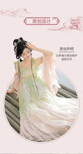 Olivegirl Hanfu Dress Women Chinese Ancient Traditional Hanfu Carnival Cosplay Costume Summer Hanfu Pink Purple Greren Dres