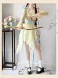 Xianxia Fairy Hanfu Dress | Sweet Ancient Chinese Cosplay Set | Summer Traditional