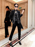 Fashion Gold Velvet Set Women's Plate Buckle Splicing 2026 Spring New Style Retro Style Coat Women's Clothing