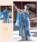 Olivegirl Hanfu Dress Embroidered Chest Length Immortal Qi Hezi Pleated Skirt Tang Style Hanfu Women's Summer Cosplay