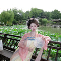Olivegirl Hanfu Dress Tang Style Spring Summer Embroidery Ethereal Daily Wear Women's Clothing Outfit Cosplay