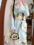 Olivegirl Hanfu Dress Fairy Elegant Sweet Original Xianxia Daily Ancient Style Set Summer Traditional Chinese Clothing