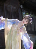 Olivegirl Original Hanfu Dress Tang Fairy Goddess Embroidered Purple Ancient Costume Set Cosplay