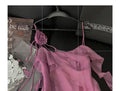 Summer New Irregular Design Top 3D Flower Ruffle Edge Camisole Vest Feminine Fairy Hotsweet Y2k Crop Top Womens Clothing