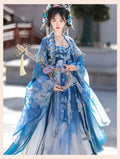 Olivegirl Hanfu Dress Embroidered Chest Length Immortal Qi Hezi Pleated Skirt Tang Style Hanfu Women's Summer Cosplay