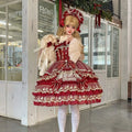 Girls Birthday Lolita Dress 2026 Spring Summer Women's Tube Top Bowknot Slim Pettiskirt Short Mini Party Dress Cosplay Costumes