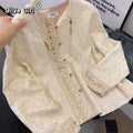 Olivegirl Luxury Coat Jacket Women's Coat High End Sequined Embroidered Lace 2026 Spring Autumn Women's Coats Clothes