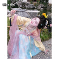Olivegirl Hanfu Dress Embroidered Flower High-end Fairy Goddess Dress Set Cosplay