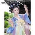 Olivegirl Original Hanfu Dress Tang Fairy Goddess Embroidered Purple Ancient Costume Set Cosplay