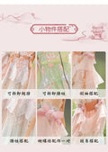 Olivegirl Hanfu Dress Women Chinese Ancient Traditional Hanfu Carnival Cosplay Costume Summer Hanfu Pink Purple Greren Dres
