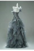 Olivegirl High End Dress 2026 New Lace One Shoulder Elegant Dress Fish Tail Wrapped Buttocks Art Examination Birthday Dress