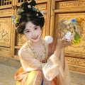 Olivegirl Hanfu Dress Original Han Tang Embroidery Chest length Skirt Set Chinese Hanfu Women's Clothing Spring Summer