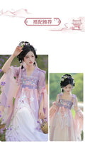 Olivegirl Hanfu Dress Women Chinese Ancient Traditional Hanfu Carnival Cosplay Costume Summer Hanfu Pink Purple Greren Dres