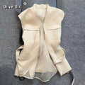 Olivegirl Ladies' Versatile Top for Spring and Summer Vest High-end Light Luxury Super Beautiful Hot Sell All-match Tops