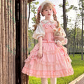 Olivegirl Harajuku Lolita Gothic Halter Dresses JSK Sexy Off Shoulder Long Sleeve Vestidos Mujer 2026 Slim Waist Bow Dress