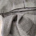 Grey Sequined Waist Cinched Cardigan Jacket Wrap Coat Trench V-neck Elegant High-end Fabric Mid Length Top Women's Clothing