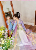 Olivegirl Exquisite Hanfu Dress Fairy Chest Length Green Dress Tang Embroidery Flower Women's Set Cosplay