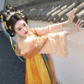 Olivegirl Hanfu Dress Original Han Tang Embroidery Chest length Skirt Set Chinese Hanfu Women's Clothing Spring Summer