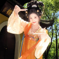 Olivegirl Hanfu Dress Original Han Tang Embroidery Chest length Skirt Set Chinese Hanfu Women's Clothing Spring Summer