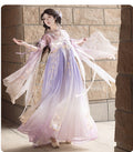 Tang Dynasty Hanfu Dress | Chest-Length Skirt | Floral Fairy Cosplay Set