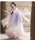 Tang Dynasty Hanfu Dress | Chest-Length Skirt | Floral Fairy Cosplay Set