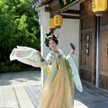 Summer Hanfu Dress | Tang Dynasty Embroidered Fairy Cosplay | Lightweight Set
