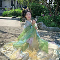 Summer Hanfu Dress | Tang Dynasty Embroidered Fairy Cosplay | Lightweight Set