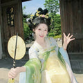 Summer Hanfu Dress | Tang Dynasty Embroidered Fairy Cosplay | Lightweight Set