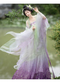 Embroidered Hanfu Dress | Big Sleeve Fairy Cosplay | Tang Dynasty Set
