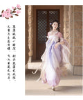 Tang Dynasty Hanfu Dress | Chest-Length Skirt | Floral Fairy Cosplay Set